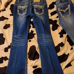 Little girls western jeans shyanne